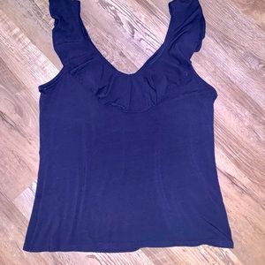 VGUC LILLY PULITZER RUFFLE TOP MEDIUM